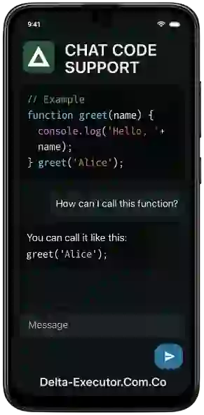 Soporte de código de chat