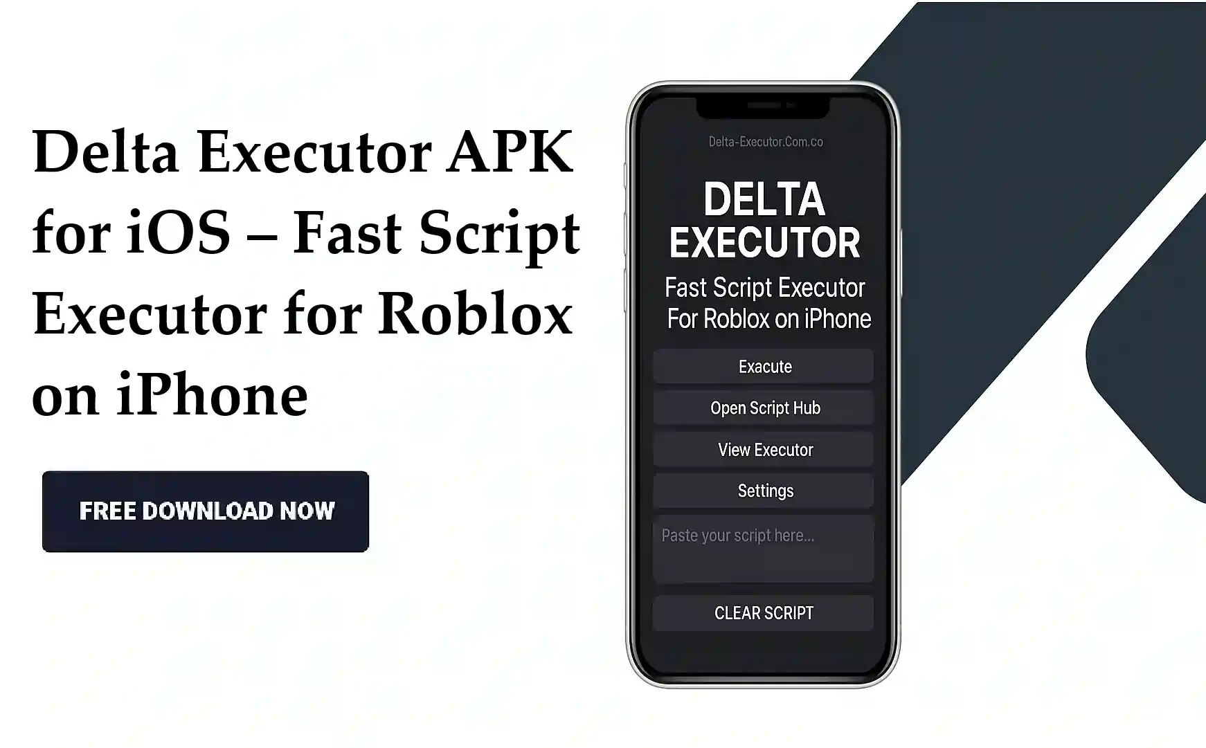 Delta Executor APK per iOS – Esecutore di script veloce per Roblox su iPhone